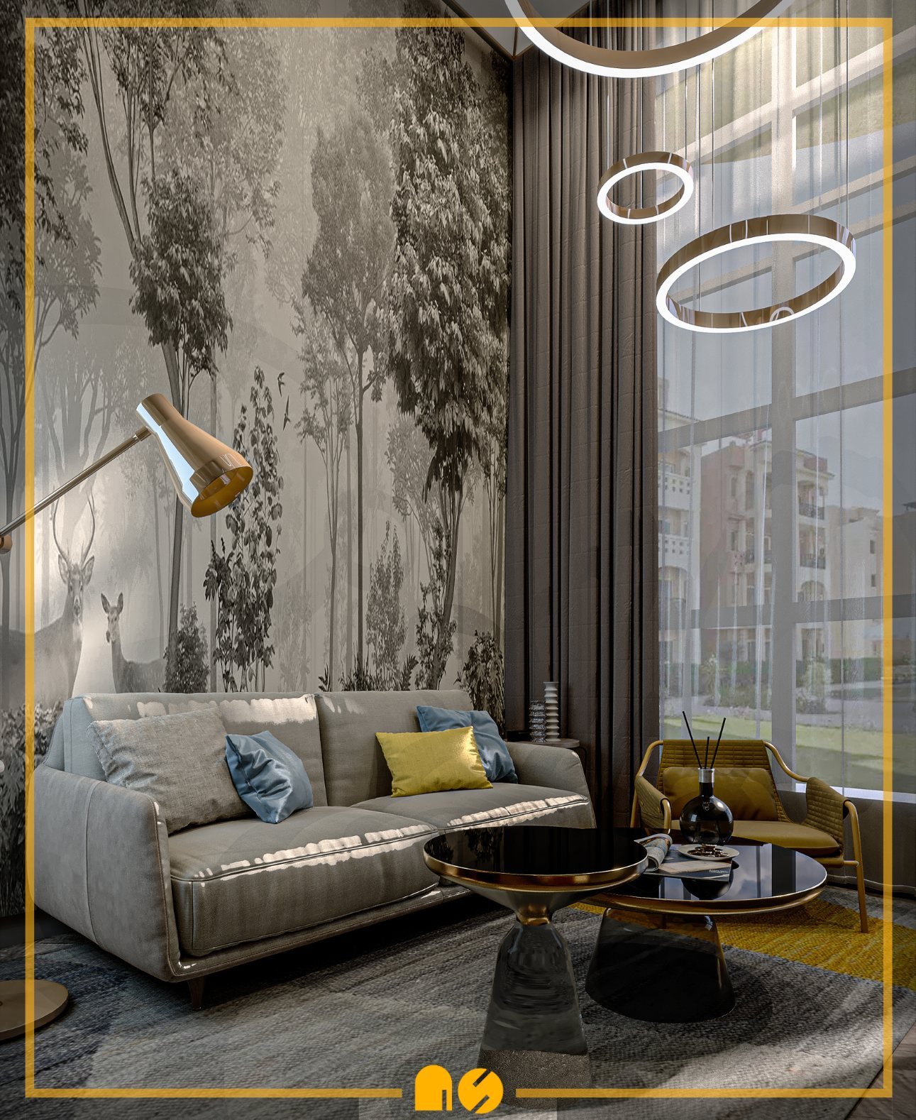 AS Studio art-led living room