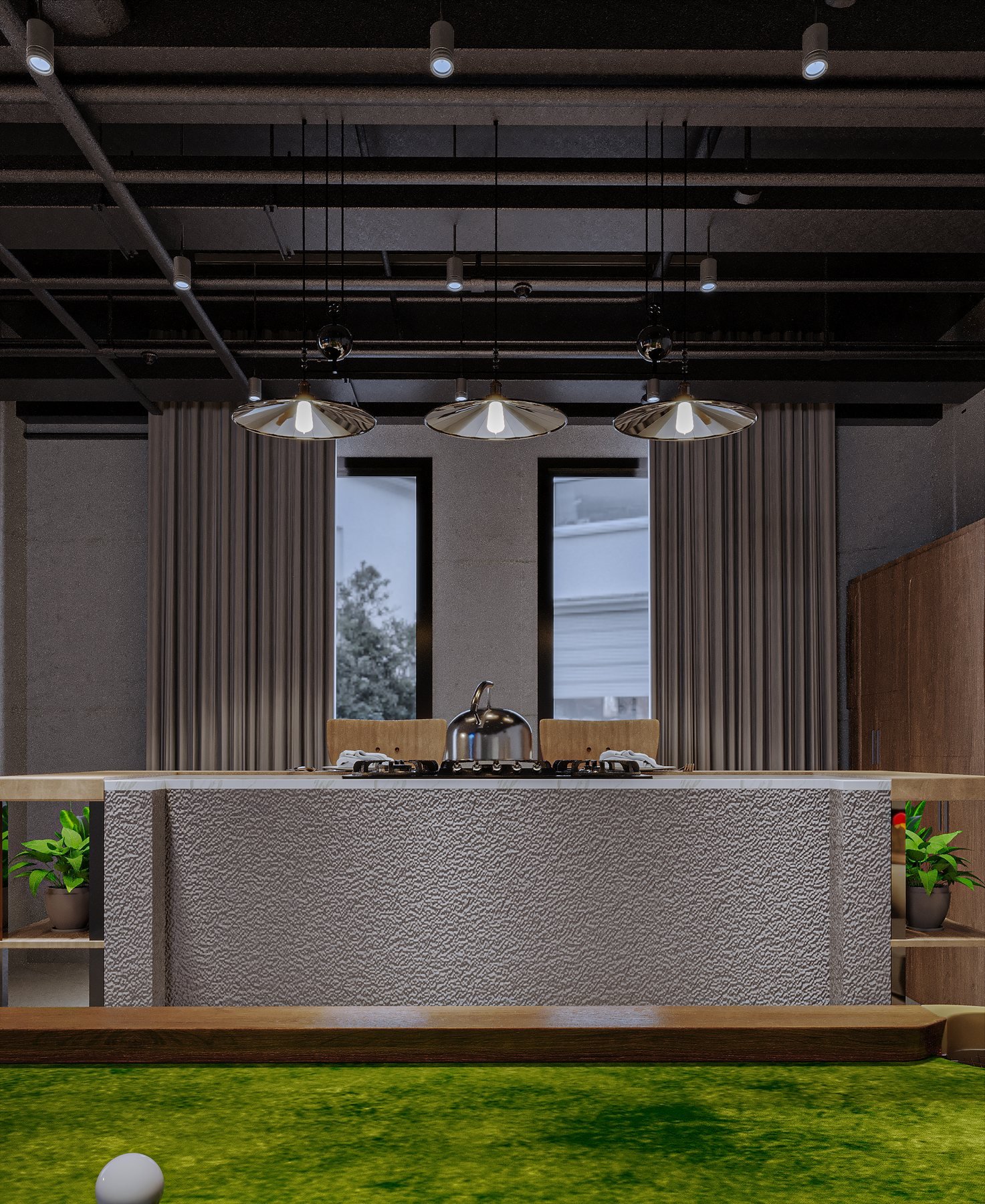 Commercial interior